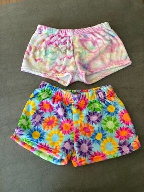 Fuzzy pj shorts